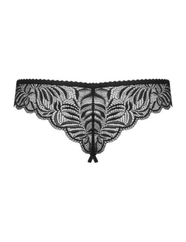 Contica Tanga ouvert - Noir Obsessive 