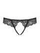 Contica Tanga ouvert - Noir Obsessive 