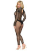 Bodystocking en résille grosse maille et finition strass - DG0511BLK Dreamgirl 