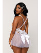 Body dentelle blanc avec tulle amovible Dreamgirl 