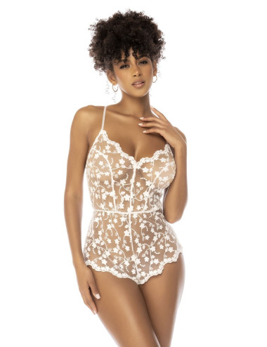 Body blanc transparent Celina