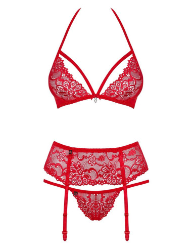 838-SEG-3 Ensemble 3 pcs - Rouge Obsessive 