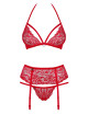 838-SEG-3 Ensemble 3 pcs - Rouge Obsessive 