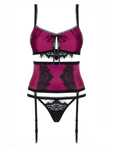 861-SEG-5 Ensemble 3 pcs - Cerise Obsessive 