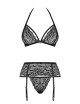 838-SEG-1 Ensemble 3 pcs - Noir Obsessive 