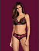 Tulia Ensemble 2 pcs - Noir et Fuchsia Obsessive 