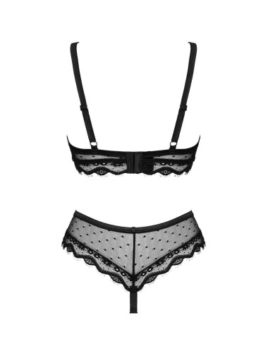 Marrbel ensemble lingerie noir Obsessive 