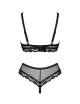 Marrbel ensemble lingerie noir Obsessive 