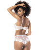 Ensemble de lingerie sexy blanc deux pièces - Ava Mapalé 