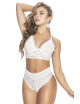 Soutien-gorge blanc et string assorti - MAL8671WHT Mapalé 