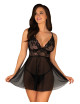 Idillia | Imperia Babydoll - Noir Obsessive 