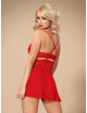 838-BAB-3 Babydoll - Rouge Obsessive 