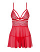 838-BAB-3 Babydoll - Rouge Obsessive 