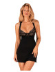 Donna Dream babydoll et String - Noire Obsessive 