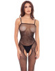 Bodystocking noir scintillante - REN7097-BLK René Rofé 