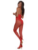 Bodystocking rouge seins nus effet bustier - DG0268RED Dreamgirl 