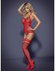 F214 Bodystocking - Rouge Obsessive 