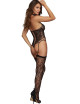 Combinaison dans un style Body string en dentelle avec des détails croisés - DG0329BLK Dreamgirl 