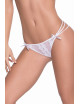 String blanc élégant triple lanières - MAL101WHT Mapalé 