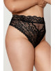 String grande taille dentelle taille haute noir - DG1477XBLK Dreamgirl 