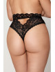 String grande taille dentelle taille haute noir - DG1477XBLK Dreamgirl 