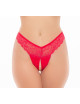 Tanga fendu rouge - REN1159-RED René Rofé 