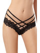 Tanga noir syle brésilien ornements croisés - DG1412BLK Dreamgirl 