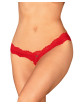 Nolwenn string ouvert - Rouge Obsessive 