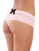 Shorty ouvert vieux rose court en dentelle - DG7177VPK Dreamgirl 