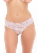 Tanga rose en dentelle ouvert - REN1166-PNK René Rofé 